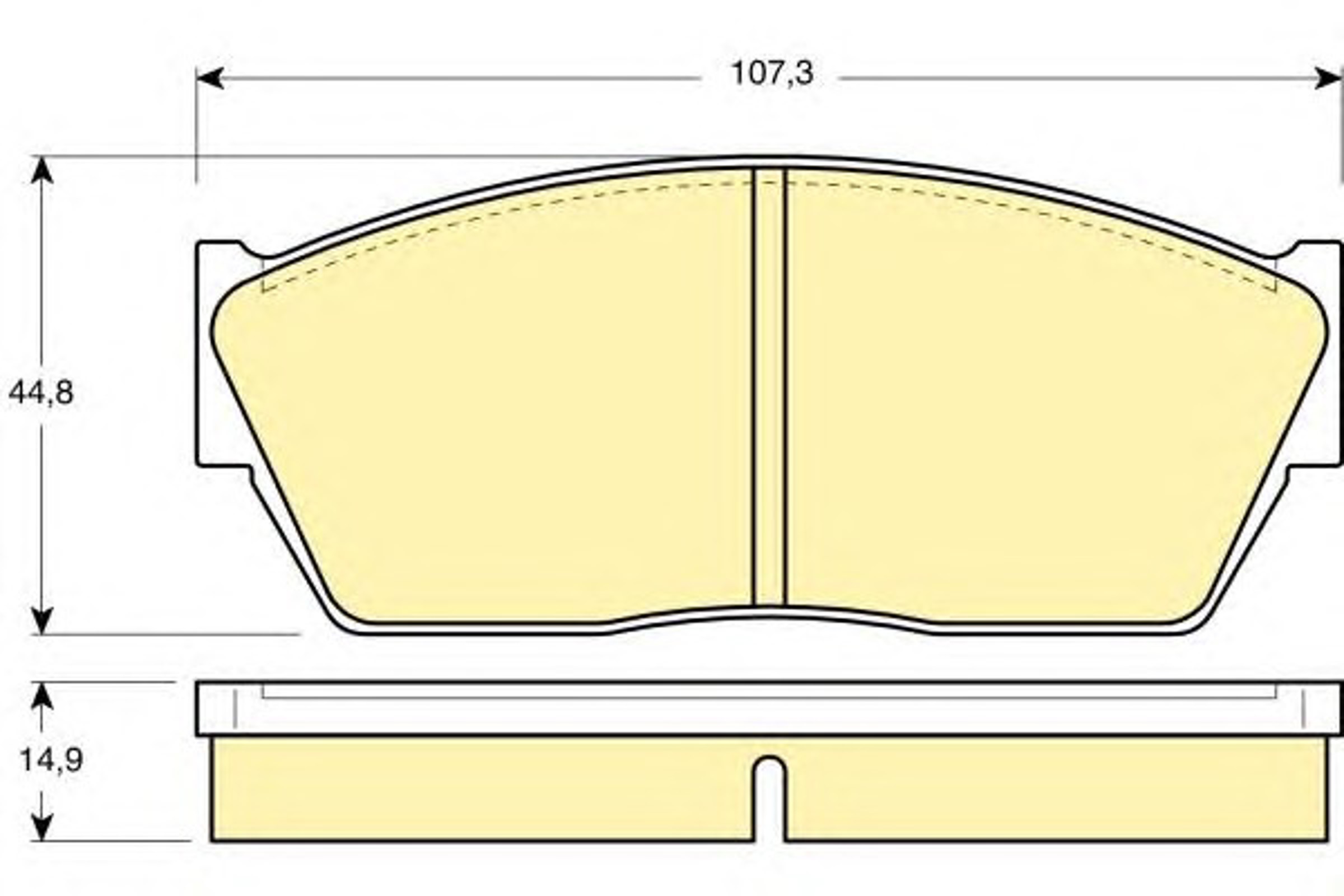 Колодки тормозные дисковые GIRLING 6102849