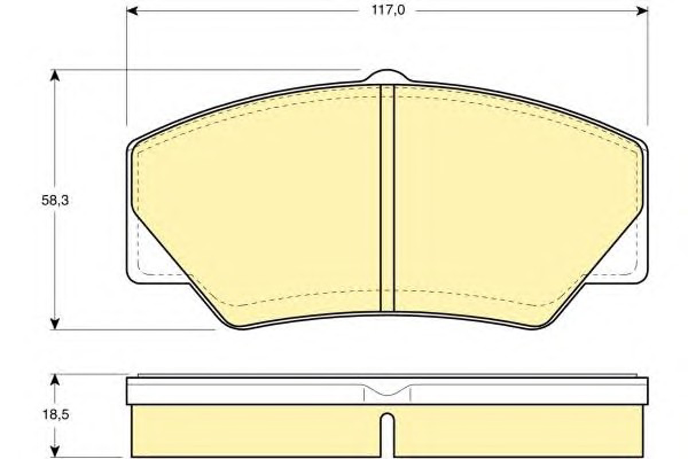 Колодки тормозные дисковые GIRLING 6103493
