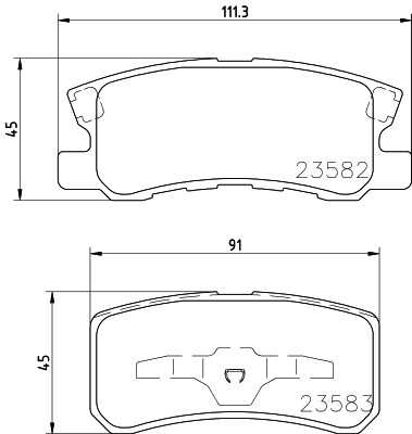 Тормозные колодки дисковые HELLA/BEHR/PAGID 8DB355027-701