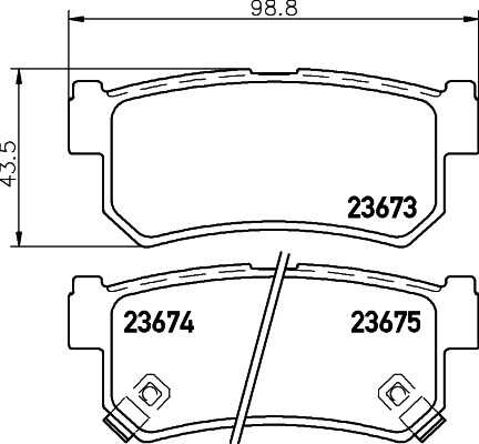 Тормозные колодки дисковые HELLA/BEHR/PAGID 8DB355027-841