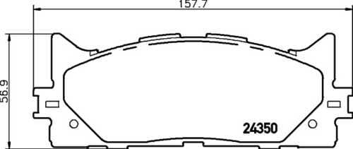Тормозные колодки дисковые HELLA/BEHR/PAGID 8DB355028-471