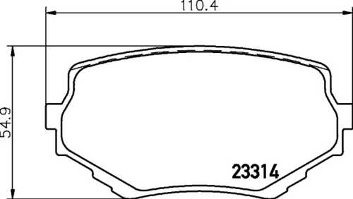 Тормозные колодки дисковые HELLA/BEHR/PAGID 8DB355029-591