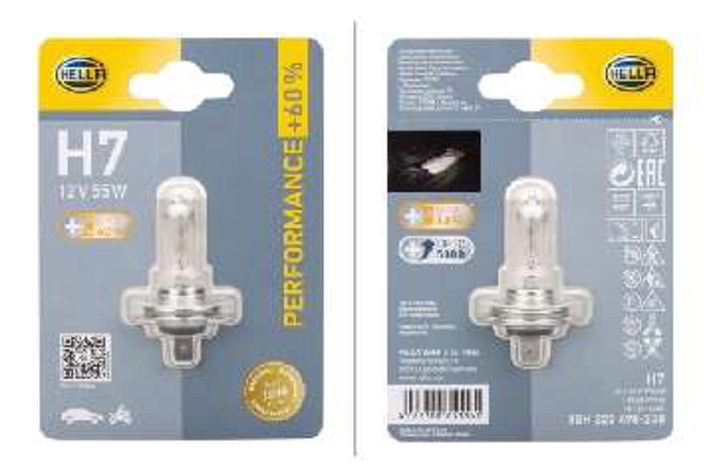 Лампа накаливания h7 12v 55w px26d +60 HELLA/BEHR/PAGID 8GH223498-238