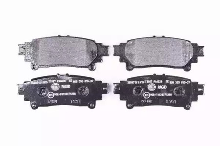 Комплект тормозных колодок дискового тормоза HELLA/BEHR/PAGID 8DB 355 015-371