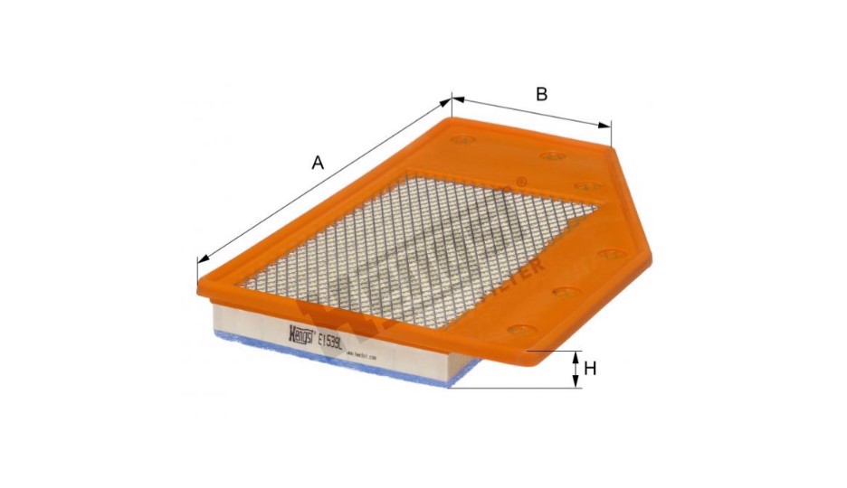 Фильтр воздушный HENGST FILTER E1539L