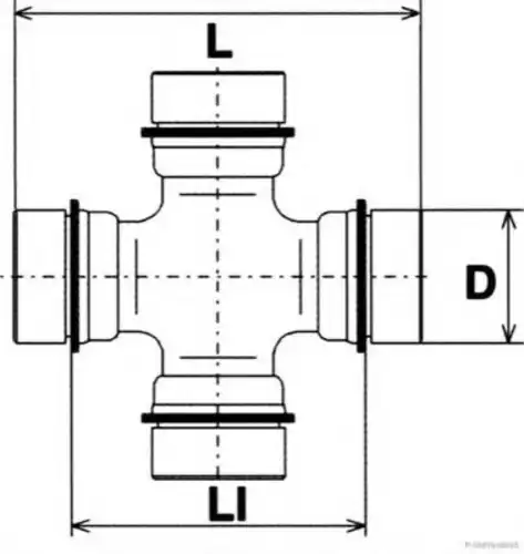 Муфта кардана HERTH+BUSS JAKOPARTS J2920303