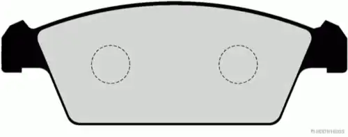 Тормозные колодки HERTH+BUSS JAKOPARTS J3600912