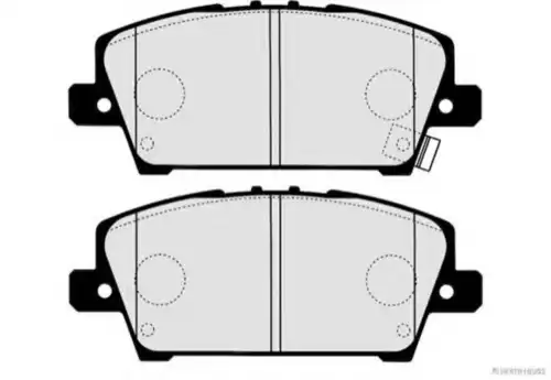 Тормозные колодки HERTH+BUSS JAKOPARTS J3604069