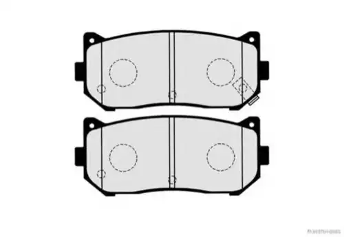 Тормозные колодки HERTH+BUSS JAKOPARTS J3610301