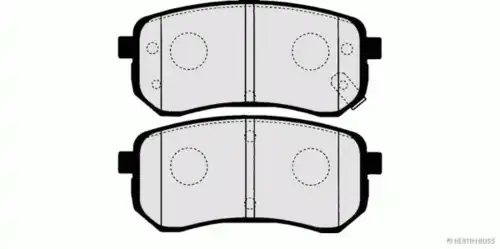 Тормозные колодки HERTH+BUSS JAKOPARTS J3610307