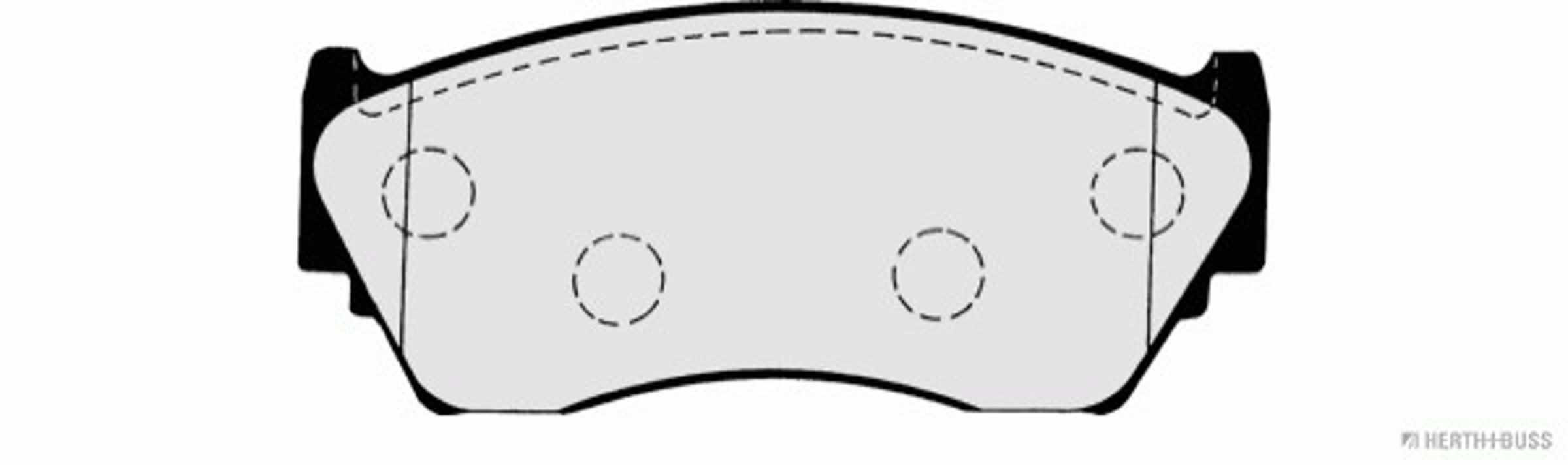 Колодки тормозные дисковые HERTH+BUSS JAKOPARTS J3601048