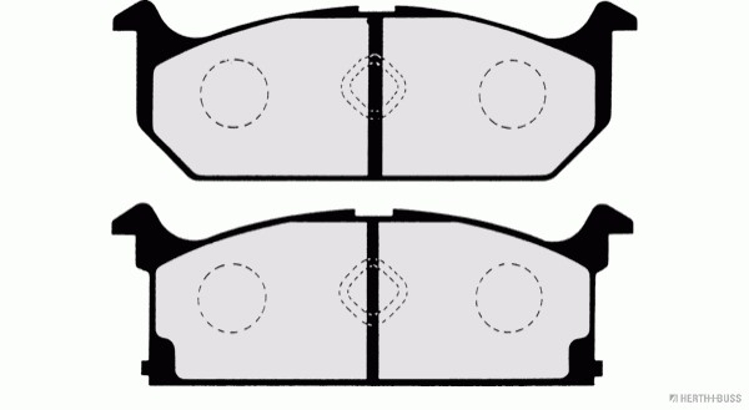 Колодки тормозные дисковые HERTH+BUSS JAKOPARTS J3608004