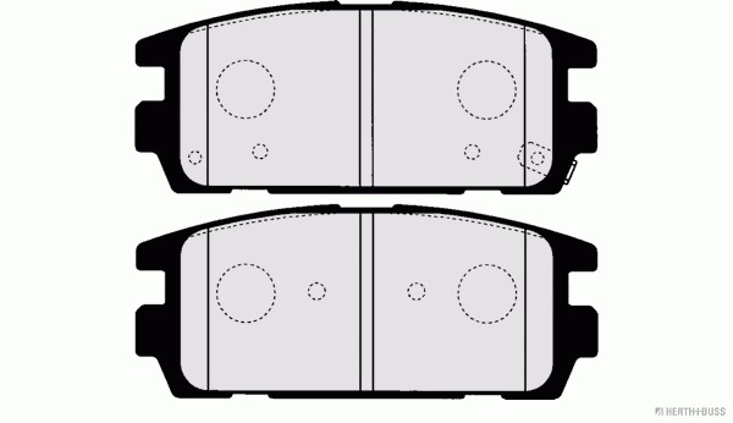 Колодки тормозные дисковые HERTH+BUSS JAKOPARTS J3610511