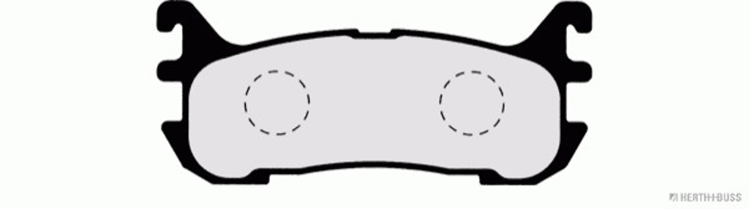 Колодки тормозные дисковые HERTH+BUSS JAKOPARTS J3613012