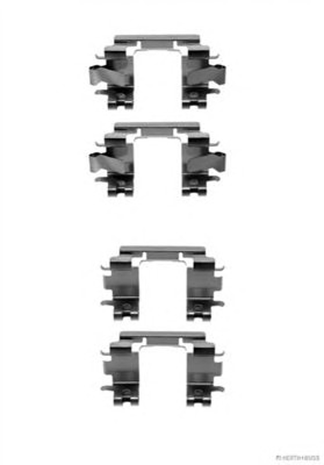 Комплектующие колодки дискового тормоза HERTH+BUSS JAKOPARTS J3664012