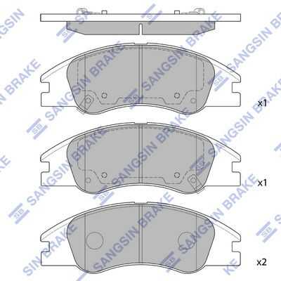 Дисковые колодки HI-Q SP1167