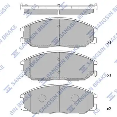 Sp1171sns 4813008250 колодки дисковые п. HI-Q SP1171