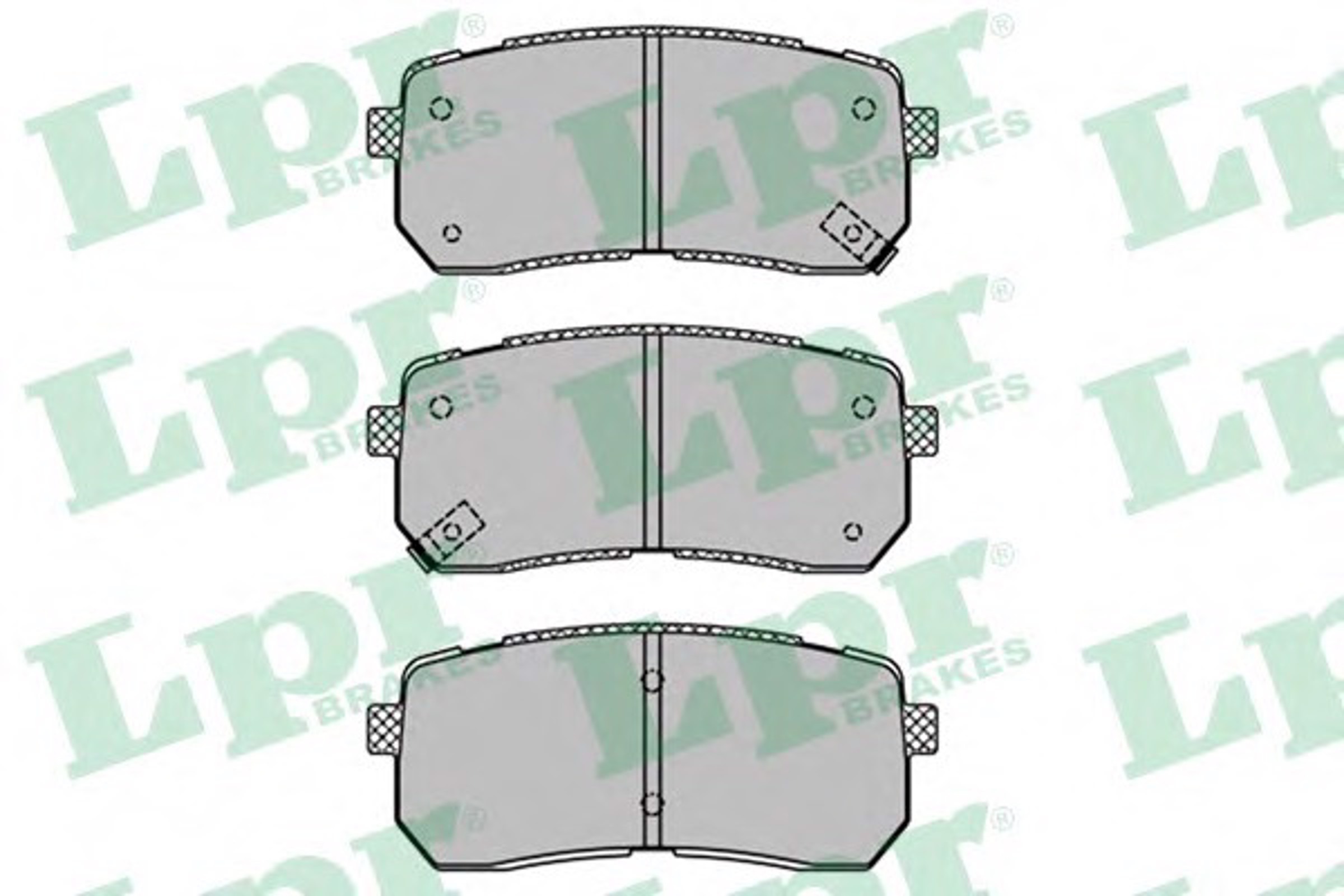 Колодки тормозные дисковые HI-Q SP1192