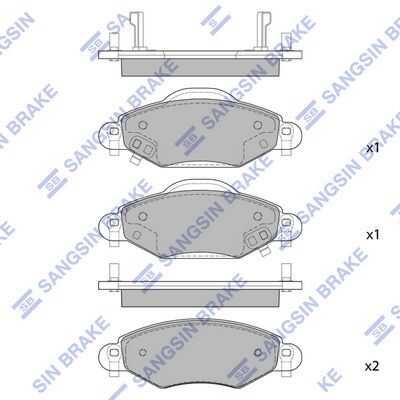 Тормозные колодки дисковые HI-Q SP1419