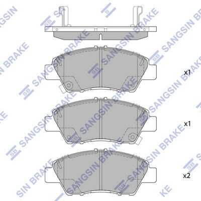Тормозные колодки дисковые HI-Q SP1463