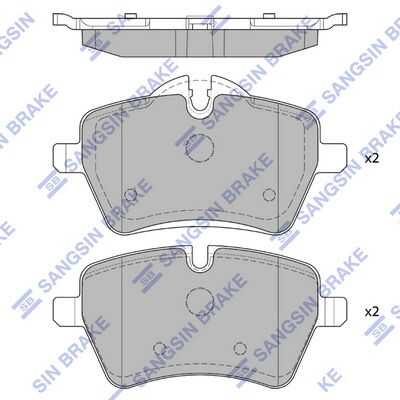 Колодки дисковые передние HI-Q SP1799