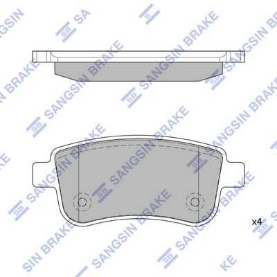Колодки тормозные HI-Q SP1839
