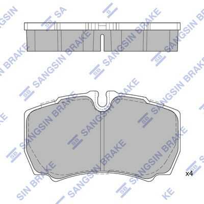 Тормозные колодки дисковые HI-Q SP1843