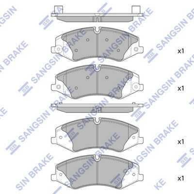 Колодки тормозные HI-Q SP2238