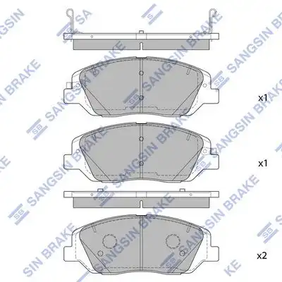 Sp4102 колодки дисковые передние HI-Q SP4102