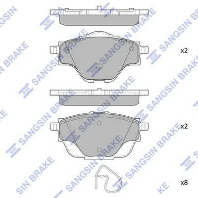 Колодки дисковые задние HI-Q SP4211