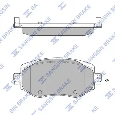 Sp4329 колодки дисковые передние HI-Q SP4329