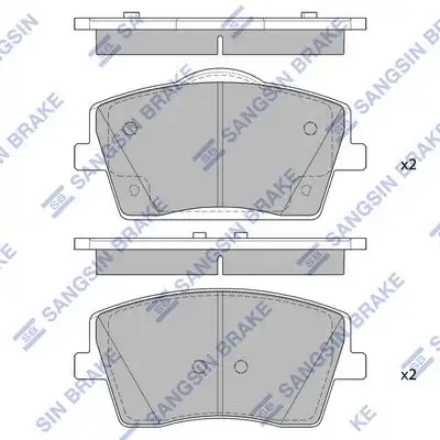 Sp4357 колодки тормозные передние комплект HI-Q SP4357