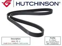 Поликлиновой ремень (ручейковый) HUTCHINSON 747K4