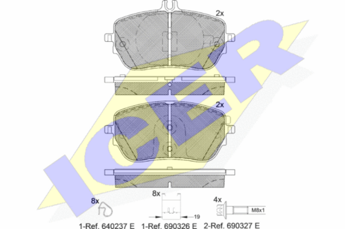 182337 0004206902 mercedes a-class iv (w177) 03.2018- f ICER 182337