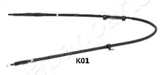 Трос стояночного тормоза JAPANPARTS BC-K01