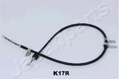 Трос стояночного тормоза JAPANPARTS BC-K17R