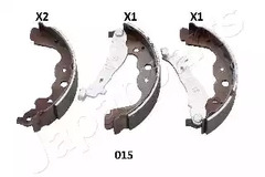 Колодки тормозные барабанные JAPANPARTS GF-015AF