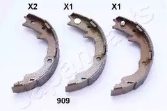 Колодки тормозные барабанные JAPANPARTS GF-909AF