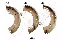 Колодки тормозные барабанные JAPANPARTS GF-H18AF
