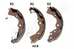 Колодки тормозные барабанные JAPANPARTS GF-H19AF