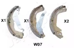 Колодки тормозные барабанные JAPANPARTS GF-W07AF