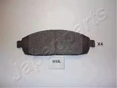 Колодки тормозные дисковые JAPANPARTS PA-018AF