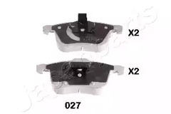 Тормозные колодки JAPANPARTS PA-027AF