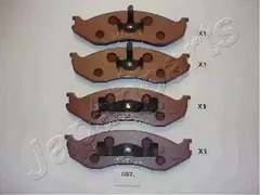 Колодки тормозные дисковые JAPANPARTS PA-057AF