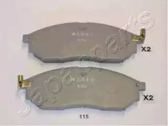 Тормозные колодки JAPANPARTS PA-115AF
