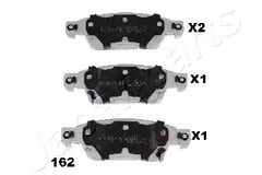 Тормозные колодки JAPANPARTS PA-162AF