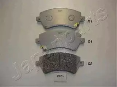 Тормозные колодки JAPANPARTS PA-211AF