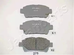 Колодки тормозные дисковые JAPANPARTS PA-275AF