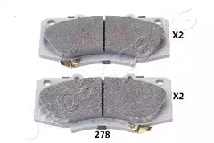 Тормозные колодки JAPANPARTS PA-278AF