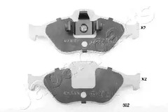 Тормозные колодки JAPANPARTS PA-302AF